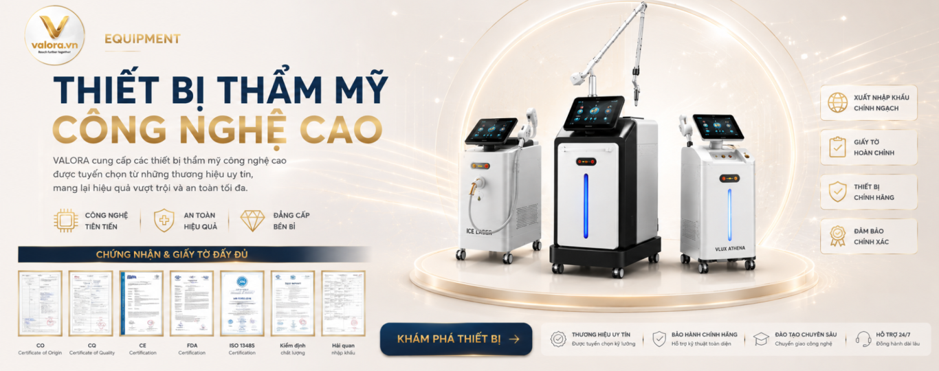 THIẾT BỊ THẨM MỸ CÔNG NGHỆ CAO
