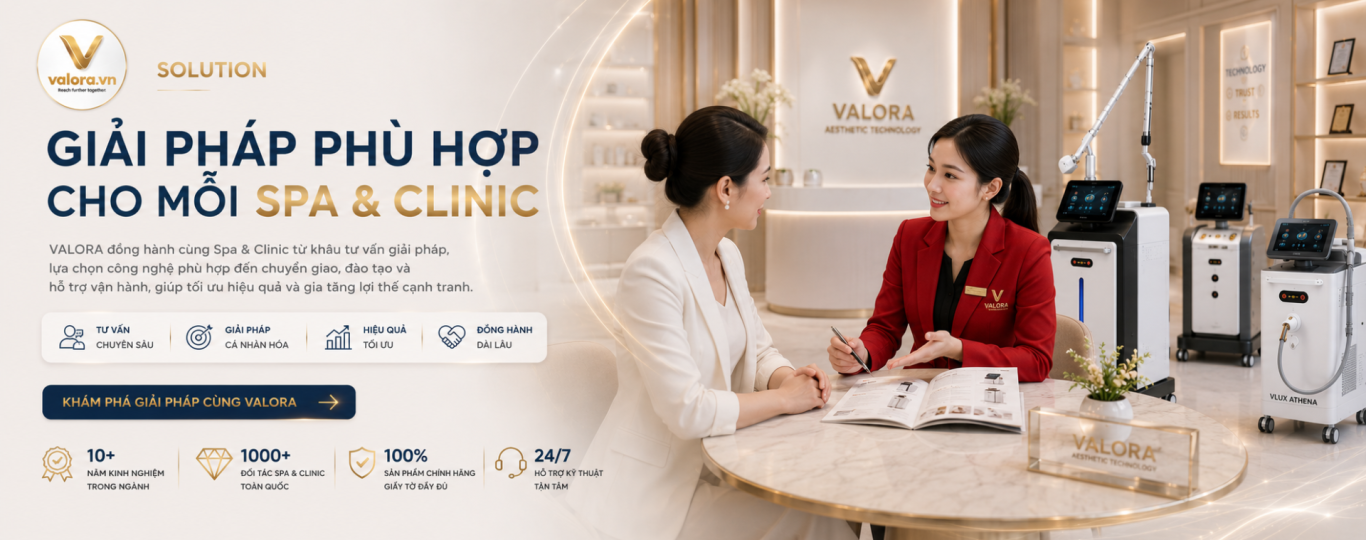 GIẢI PHÁP PHÙ HỢP CHO MỖI SPA & CLINIC